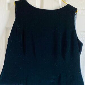 Black Velvet Vest